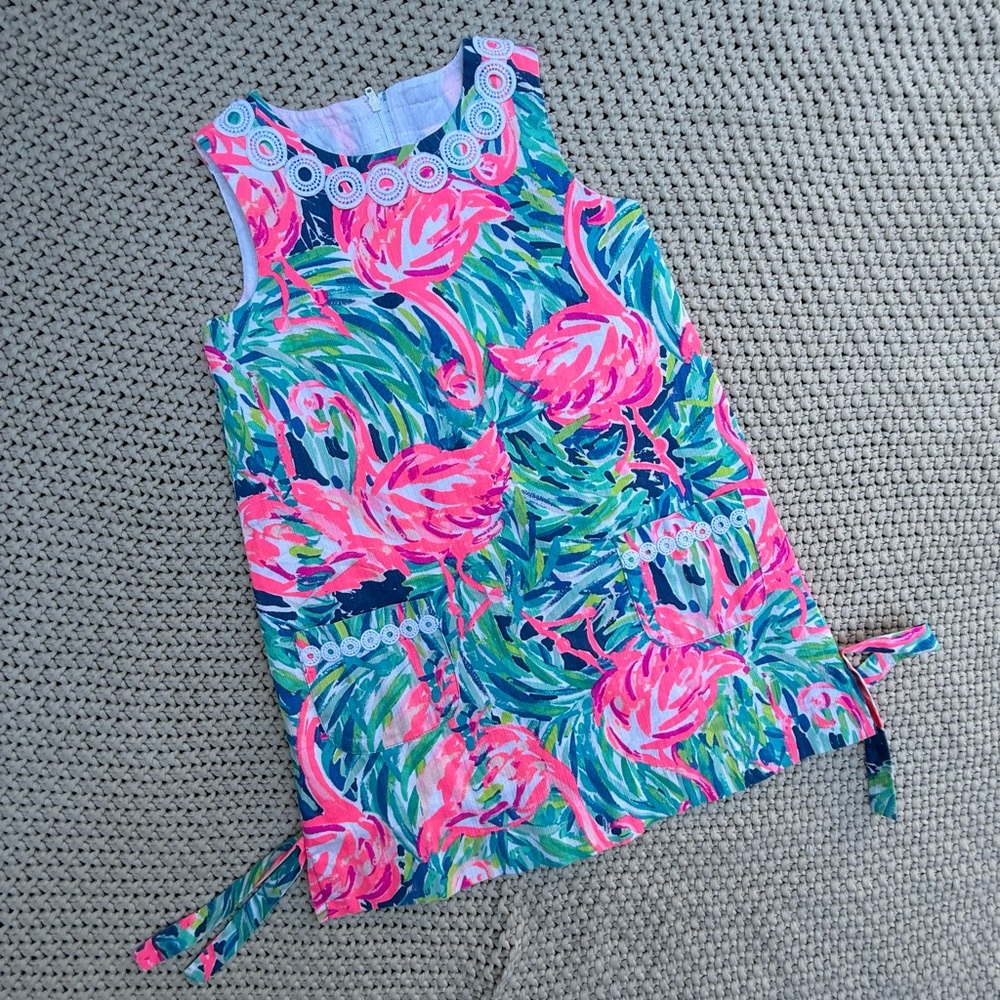 Girls Lilly Pulitzer 5 Flamingo Dress